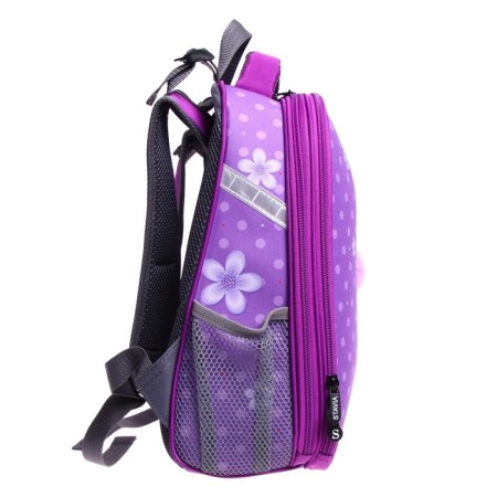 School backpack 38 x 30 x 16 cm, ergonomic back, Stavia "Red cat"-3