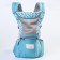 Backpack-Kenguru/hipvis "abstraction", blue/turquoise color