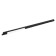 Cappio bracket handle, aluminum, m/o 768 mm, black color with gray insert