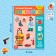 Reusable stickers "such different professions", A4 format