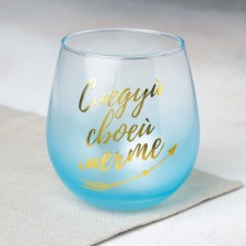 A glass 