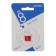 Flash drive Smartbuy Lara, 8 GB, USB2.0, th he is up to 25 MB/s, PLO up to 15 Mb/s, red