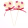 Decor on the stick "Love" mix, 2pcs
