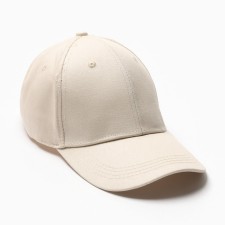 Cap female plain minaku color milk beige, river 58