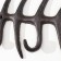 Hooks decorative cast iron "fish skeleton" 46x16 cm