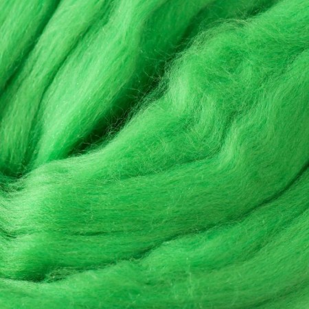 Fasting wool 100% thin merino wool 100g (434 green)-2