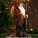 Santa Claus "in a fluffy vest, with twigs" 45 cm