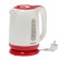 Electric kettle Energy E-274, plastic, 1.7 l, 2200 watts, white-red