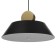 Lamp Bayerlux 2283/1 LED black and gold 38x38x21-121 cm