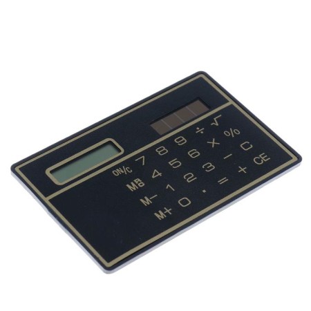 Calculator is flat, 8 - discharge, black-2