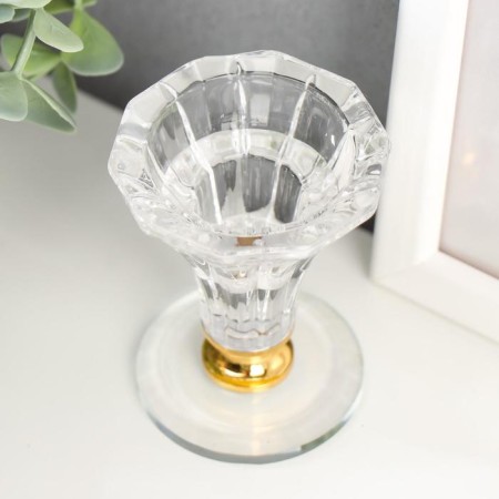 Glass of glass for 1 candle "Vason" 7x5.5x5.5 cm-2