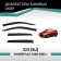 Defly window deflectors for Mazda 323 (BJ), 1998-2003, station wagon