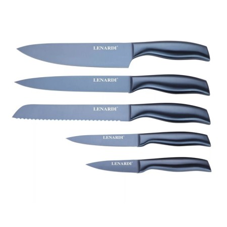 Lenardi knife set, on a stand, 5 items-1