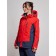 Ski jacket female winter, size 58, red color