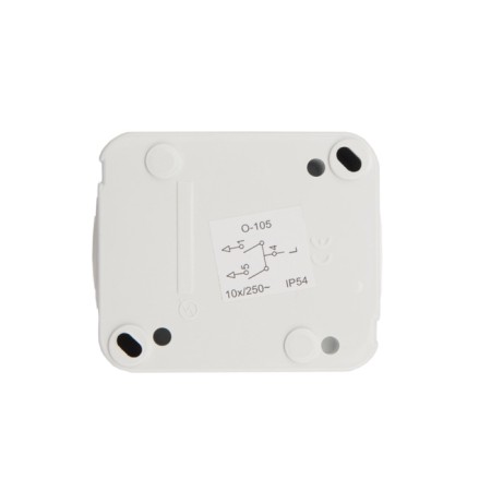 Two -clavy Mini OG ip54, o/y, white kranz switch-3