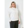 Women's turtleneck, size 68, white color