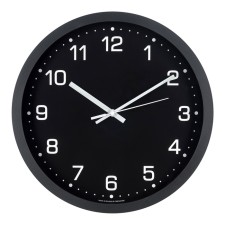 Walls Wall interior, silent, d-30.5 cm, black rim