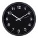 Walls Wall interior, silent, d-30.5 cm, black rim