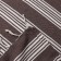 Towel Peshtemal Lovelife Boston, col. brown, 75x170 cm, 80% HL, 20% PE, 190 g/m2