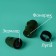 Set of the hero "Intelligence", 6 in 1: whistle, compass, flashlight, thermometer, mirror, lupa