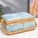 Casket for needlework "Rose on Blue" 10x13x19.5 cm