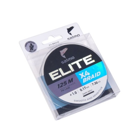 Леска плет. Salmo Elite х4 BRAID Dark Gray 125/017-1