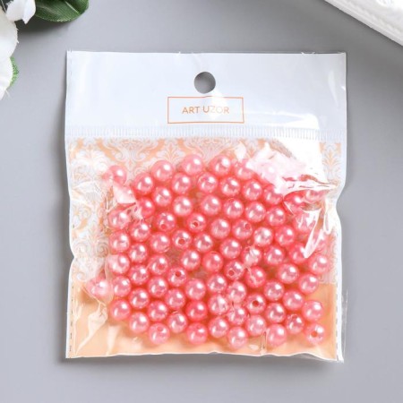 Beads for creativity "Pearl pink" set d = 0.8 cm 20 g-3