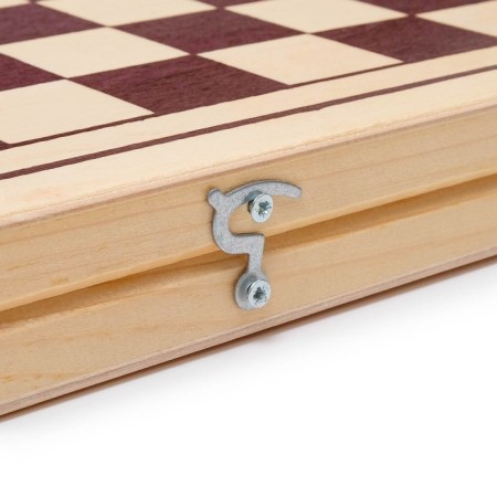 Backgammon "turns", wooden board 60 x 60 cm, with a field for playing checkers-5