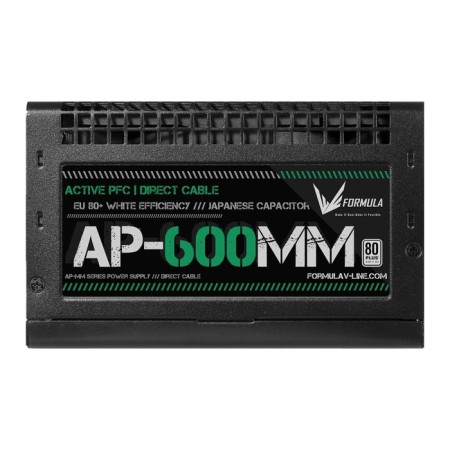 Formula ATX 600W AP-600mm 80 Plus White (20+4pin) APFC 120mm FAN 6XSATA RTL-2