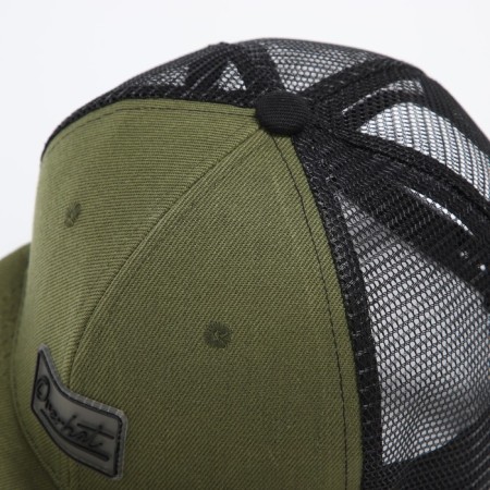 Men's cap with a straight visor Overhat, the color is green, mesh, pr 56-6