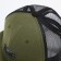Men's cap with a straight visor Overhat, the color is green, mesh, pr 56