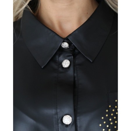 Women's dress, size 42, black color-7
