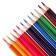 Pencils 12 colors, in a tube metal, triangular, wooden, sea inhabitants, mix