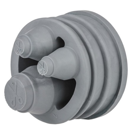 Drainage cuff Masterprof Isa. 131886, D = 50 x 5-18 mm, TEP, gray-1