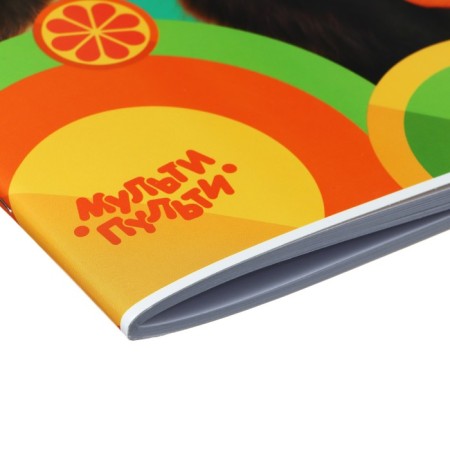 Album for drawing 40 A4 sheets on a clip of multi-bullets "Cheburashka"-2