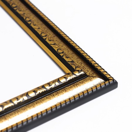 Photo frame plastic Gallery 25x25 cm gold (plastic screen)-2