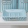 A set of accessories for the Classic bathroom, 4 items (350 ml dispenser, soap dish, 2 glasses), blue color