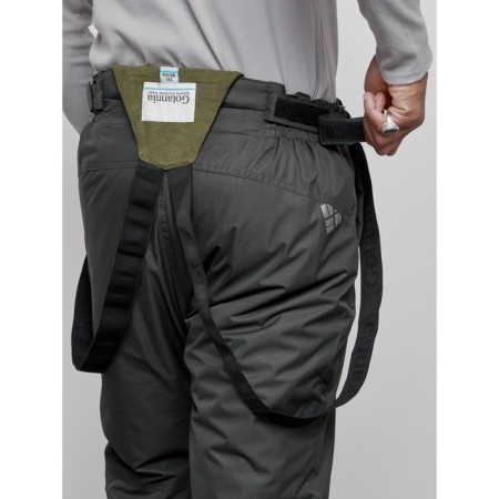 Semi -combinezone ski insulated male winter, size 48, khaki color-9