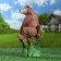 Garden figure "Mishka on a natural" brown, 32x19x20cm mix