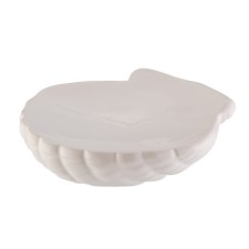 Axentia Muschel soap from white dolomite, shell -shaped shape, 10x1.5x7 cm