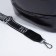 Luggage bag, external pocket, long belt, black color