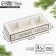 Box for 3 sweets with cells "Golden Snowflakes", 14.5 x 6 x 3 cm, New Year