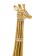 Decorative "Giraffe", 160 × 95 × 310 mm, gold color
