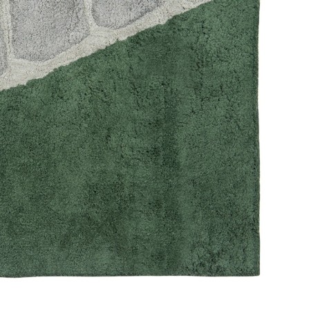 Cotton carpet with Tea Plantation Terra, size 160x230 cm-5