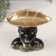 Souvenir Polystone stand "Girl with a gold leaf on her head" 10.5x22x23.5 cm