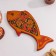 Set of cutting boards "Golden Fish", 3 pcs, Khokhloma