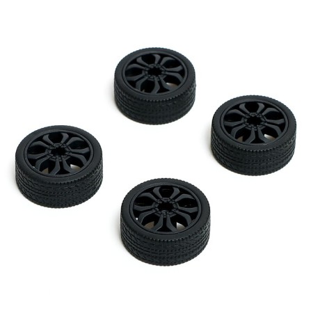 The drift machine, radio control, with interchangeable wheels, with a battery, blue-9