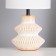 Table lamp "CRIM" 1x40W E14 beige/orange 18x18x29cm