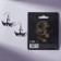 Earrings "Daimon" 3 x 1.5 cm