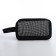 Cosmetic bag with lightning, black color